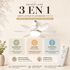 Ventilateur Plafonnier BRĪZA